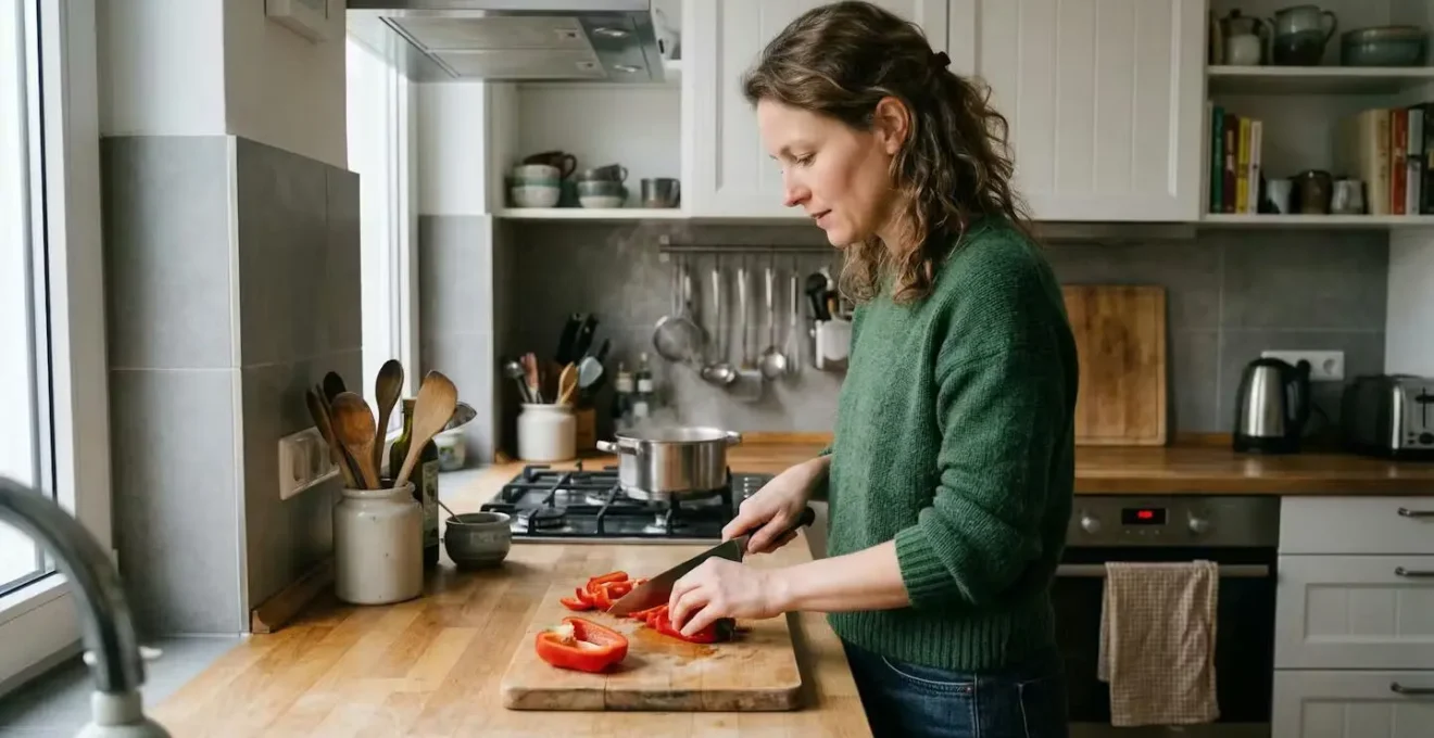 Cuisine fonctionnelle dans un appartement meublé pour séjour de plusieurs mois